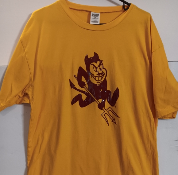 Yellow Graphic Tee Sun Devils College - Picture 1 of 6